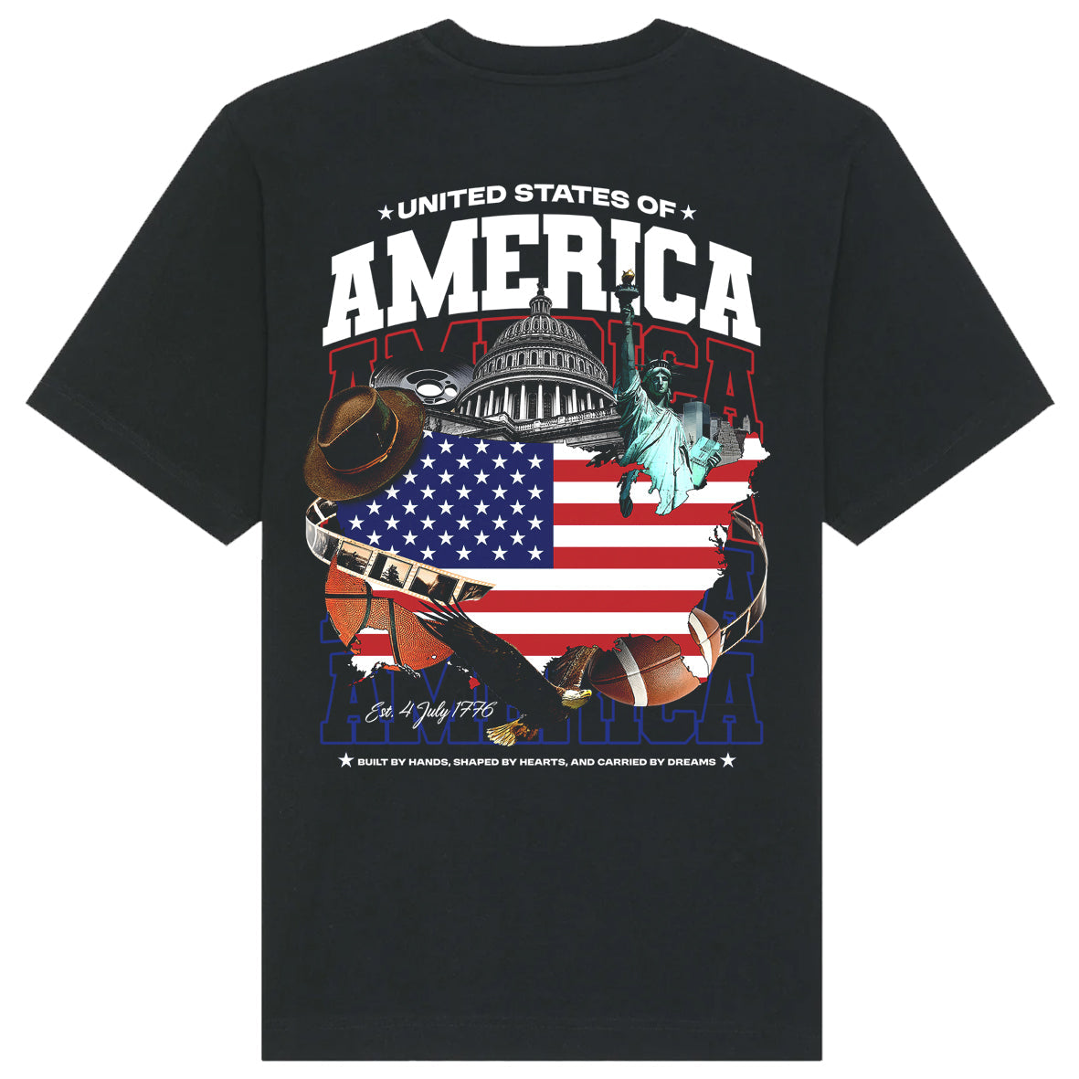 All American t-shirts
